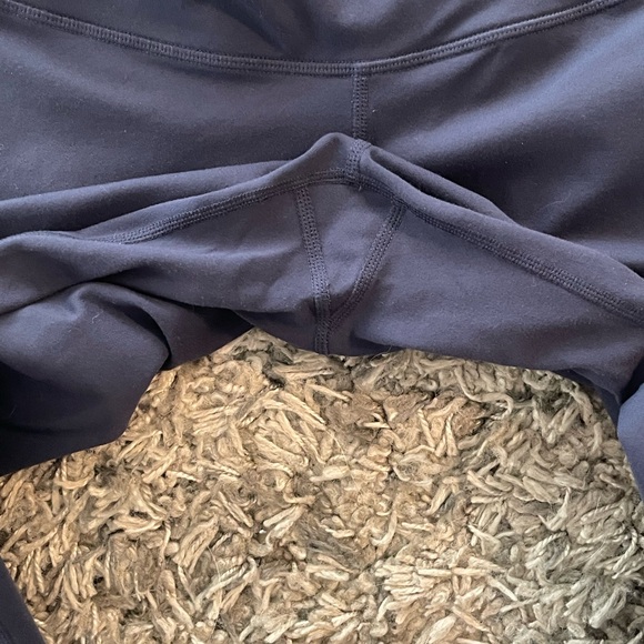 Prana Flare High Rise Yoga Pants Size Small Inseam 32 Navy - Picture 3 of 5